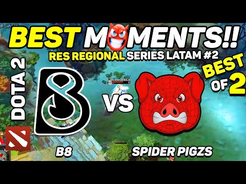 B8 vs SPIDER PIGZS - HIGHLIGHTS - RES Regional Series: EU #2 | Dota 2