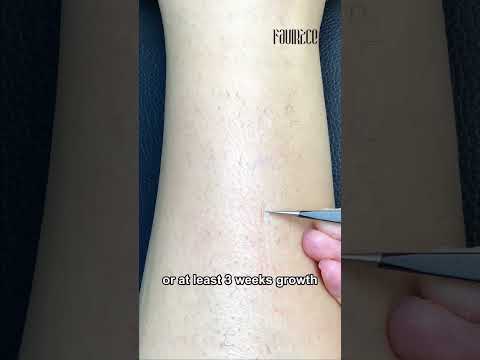 Make sure ur hair is long enough to be waxed #favirzce #favirzcewax #hardwax #waxing #howtowax