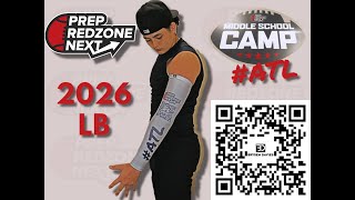 Prep Redzone Next Southeast Camp - 2026 Linebacker Brysen Davies -www.brysendavies.com