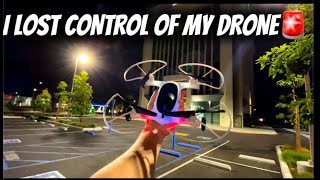 I LOST CONTROL OF MY DRONE!! #vlog #drone #review #subscribe