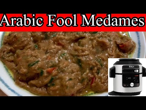 How to cook fool medames in Ninja foodi max fava beans vegetarian recipe