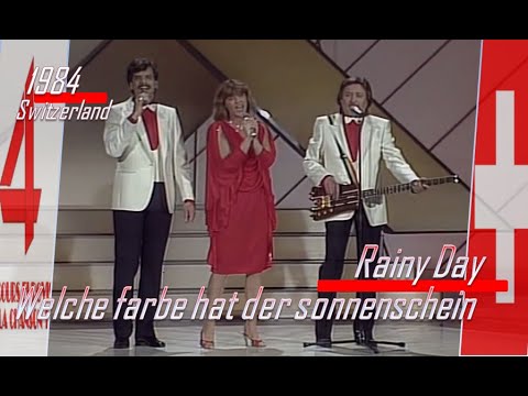 eurovision 1984 Switzerland 🇨🇭 Rainy Day - Welche farbe hat der sonnenschein ᴴᴰ