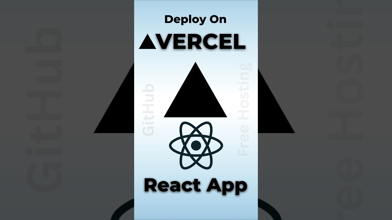 how to deploy react app on vercel.