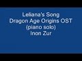 Mercuzio Pianist - Leliana's Song - Dragon Age ...