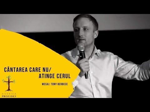 Toni Berbece: Cantarea care nu atinge cerul