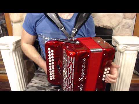 4720 - Red Paolo Soprani Elite I Diatonic Button Accordion BC LMMM 23 8 $1999