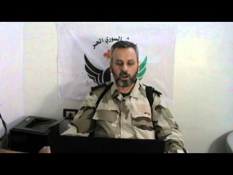 بيان صادر من نائب المجلس العسكري المقدم الطيار اسماعيل الملا عمير حول إدخال المساعدات من الهلال الأحمر الى مدينة دير الزور