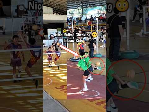 Nice Rally Kids 🔥 #sepaktakraw #shortsviral