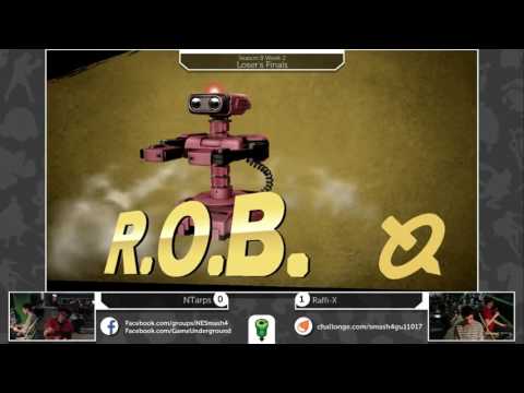 S4@GU 1-10 (Loser's Finals): NTarps (Falcon/Bayonetta) vs Raffi-X (ROB/Mewtwo)