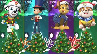 Christmas Party with PAW Patrol: Marshall, Ryder, Chase & Rudder in Tiles Hop!