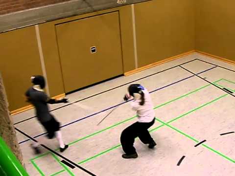 Broadsword vs Katana Sparring