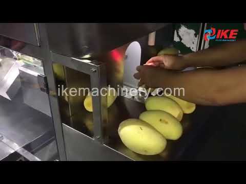 Automated mango peeling and core removal technology, is this effect OK?