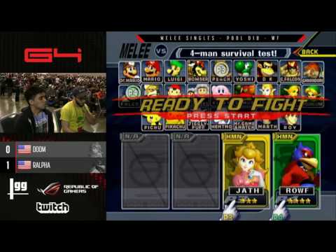 Genesis 4 - Doom (Peach) vs. Ralph (Falco) - SSBM Pools