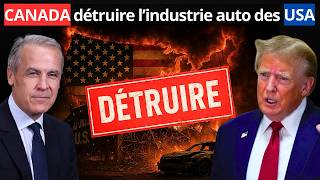 Le CANADA vient de détruire l’industrie auto des USA — Amérique du Nord en effondrement historique !