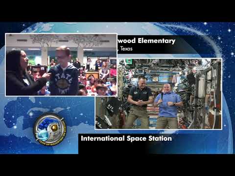 Expedition 55 Educational Inflight Interview - Brookwood Elementary - April 18, 2018