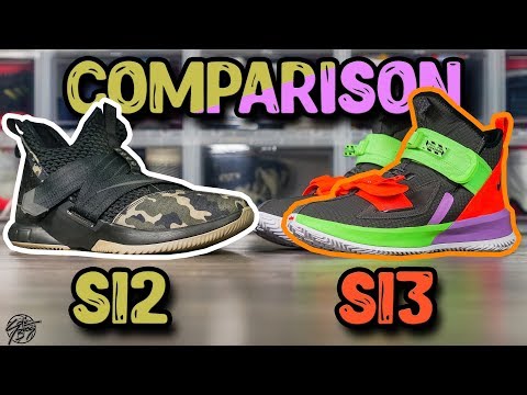 Nike Lebron Soldier 12 & Lebron Soldier 13 Comparison!