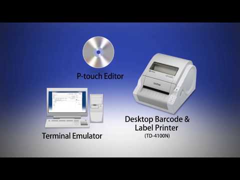 Print labels easily with P-touch Template tool of Brother Professional Label Printer