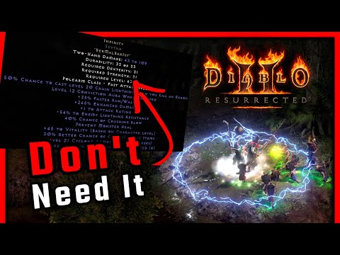 Is a Self Wielded Infinity Required for a Nova Sorc to Be Great - Diablo 2 Resurrected