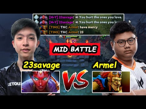 VG 23savage [QOP] Top1 MMR MIDLANE BATTLE vs TNC.Armel [Batrider] Dota 2 Epic Game Perspective 7.27