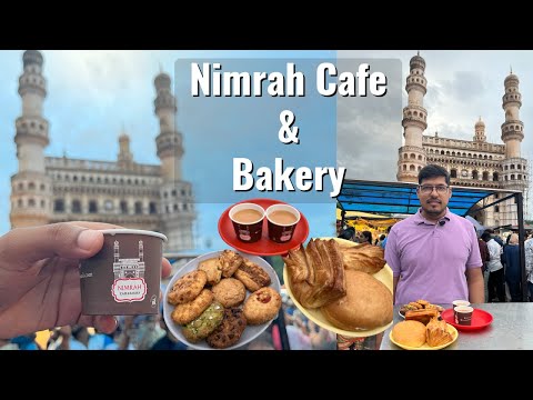 Nimrah Cafe & Bakery Hyderabad Telangana | IRANI CHAI & OSMANIA BISCUITS | CHARMINAR | TangyBee