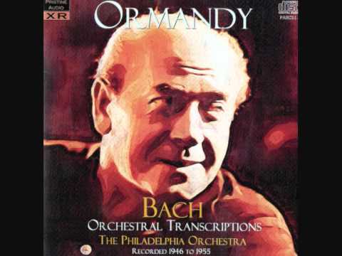 Bach-Elgar: Fantasia & Fugue in C minor - Ormandy conducts
