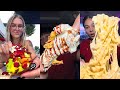TikTok Mukbang Compilation Wings Extra Cheese Breakfast