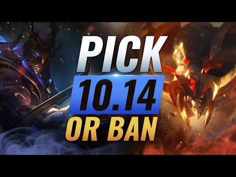 OP PICK or BAN: BEST Builds For EVERY Role - League of Legends Patch 10.14