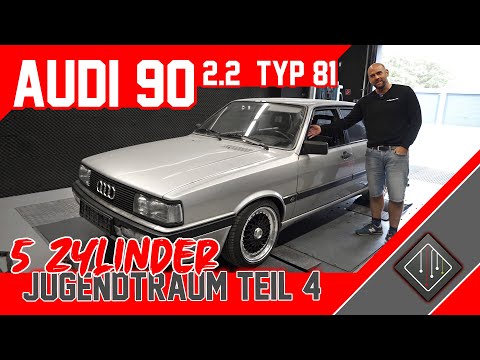 Audi 90 2.2L Typ 81 | Der 5-Zylinder Jugendtraum vom Chef - Teil 4 | mcchip-dkr