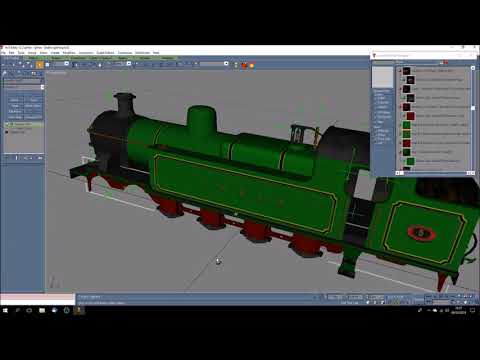 Gmax: How to make models for Trainz, part 7b - Materials and maps