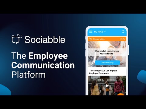 Revolutionize your Employee Comms - Sociabble