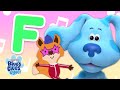 The Letter F Alphabet Song With Blue ABC Song Blue S Clues You