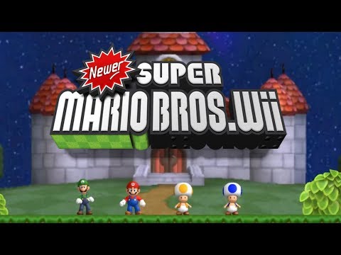Newer Super Mario Bros Wii - Complete Walkthrough (All Worlds)