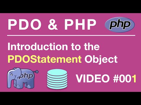 PDO | PHP | MySQL | PDOStatement Intro 001 | BEGINNERS Tips from the Self Taught Developer