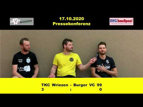 Pressekonferenz TKC Wriezen - Burger VC 99