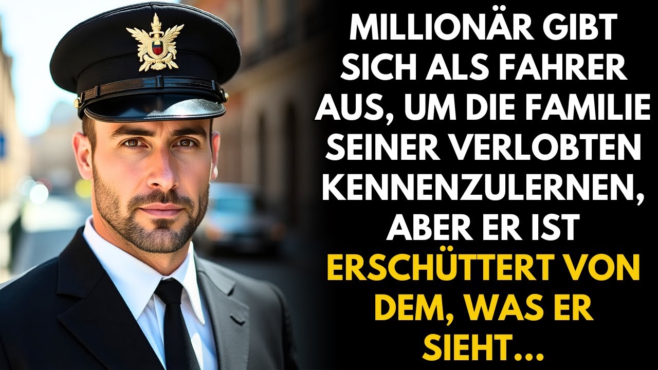 MILLIONÄR GIBT SICH ALS FAHRER AUS, UM DIE FAMILIE SEINER VERLOBTEN KENNENZULERNEN, ABER...