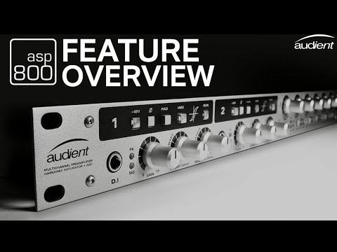 Audient ASP800 - Feature Roundup