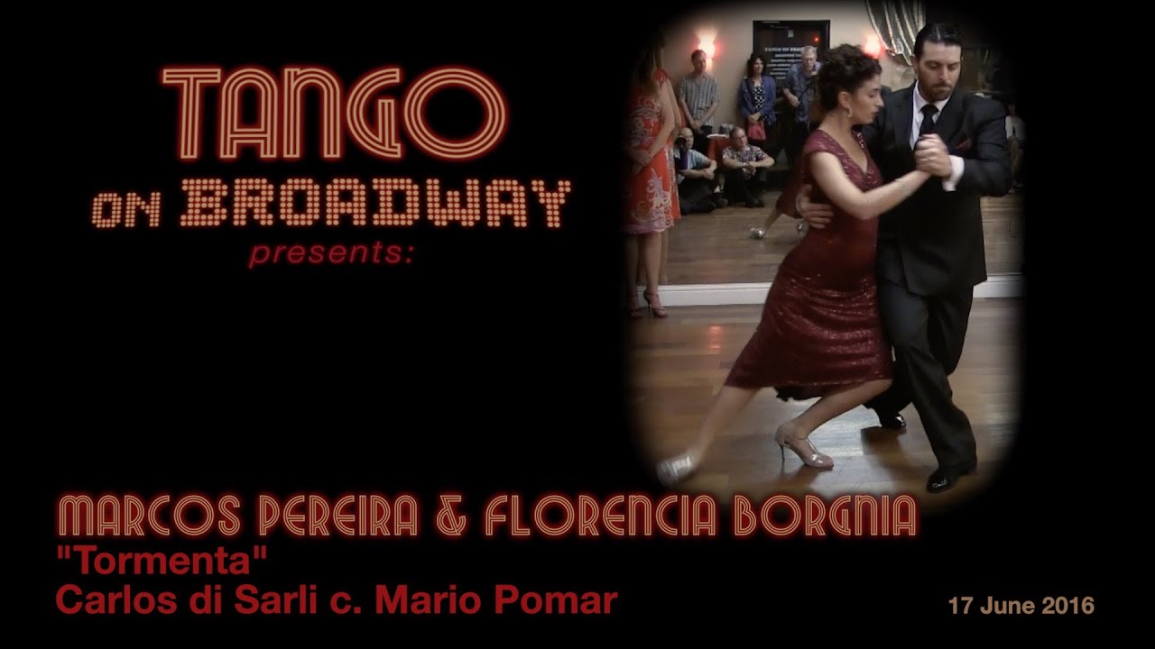 Marcos Pereira & Florencia Borgnia "Tormenta" Carlos di Sarli c. Mario Pomar - Tango On Broadway