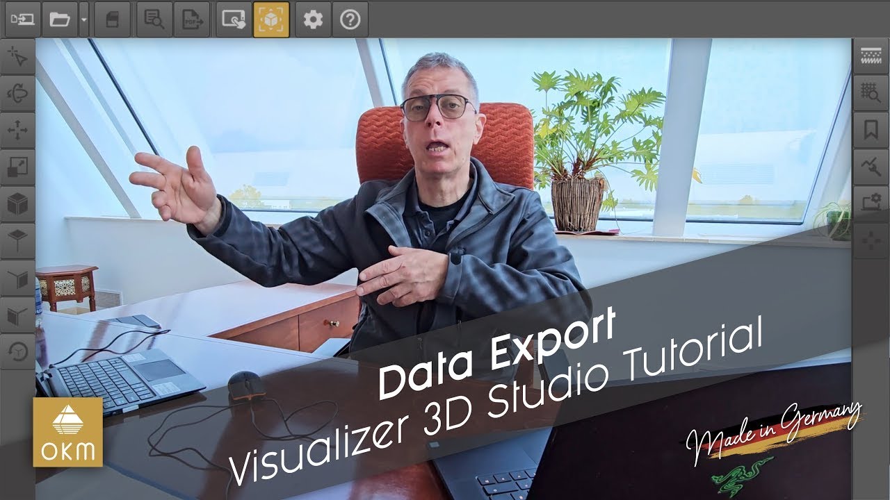 Visualizer 3D Studio Tutorial on Data Export