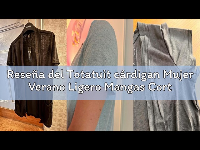 Vídeo relacionado con Totatuit Conjunto de Salón Mujer Dos Piezas de Manga Larga Color Sólido Top