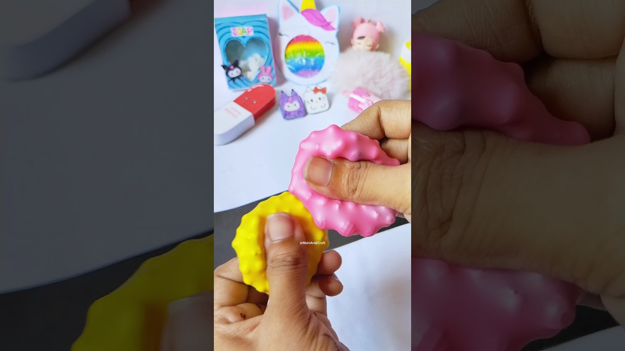 DIY viral squishy ball 🏀 #squishy #diysquishy #diy #crafts #craft #diycrafts #papercraft #cute
