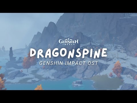 Journey Through Dragonspine's Frozen Peaks ❄️ Relaxing Genshin Impact OST 原神 [No Mid-Roll Ads]