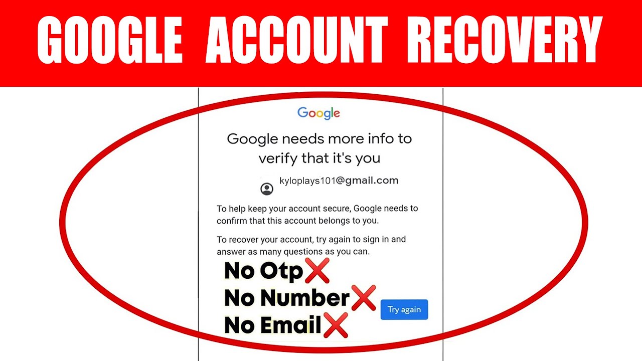 Gmail account recovery guide for 2025