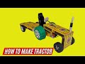 How To Make Matchbox Tractor Heavy Trolley At Home DIY Matchbox Tractor Trolley Using DC Motor