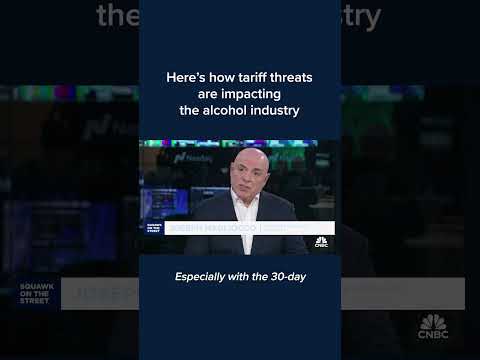Here's how tariff threats are impacting the alcohol industry