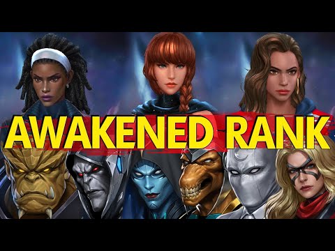 All Transcended Characters Ranking Best Awakening Characters 7.25 - MARVEL Future Fight