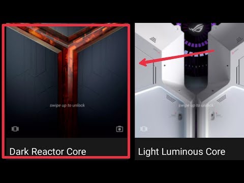 How To Set Applying Dark Reactor Core Theme in Asus Rog Phone 2