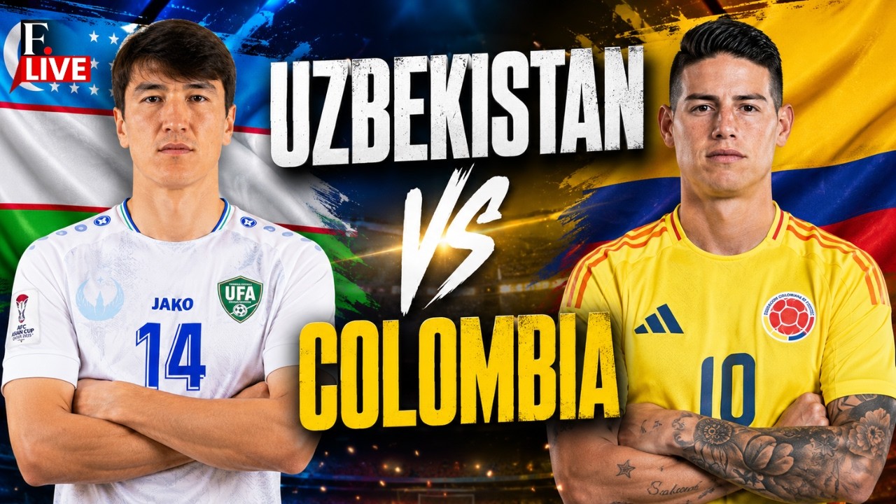 🔴 FIFA World Cup 2026 LIVE: Uzbekistan Vs Colombia | Eldor Shomurodov vs James Rodriguez | Group K