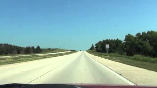 preview picture of video 'Car Camera - U.S. 77 & NE-L55X - Lincoln to Ceresco, NE . 2013 ( アメリカ国道77号線とネブラスカ州道L55X線 )'