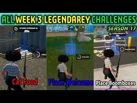 Fortnite All Week 3 Challenges Guide Legendary Quests