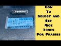 How To Set Nice Tones For Praises PSR E 463 E433 E453 E423 E473
